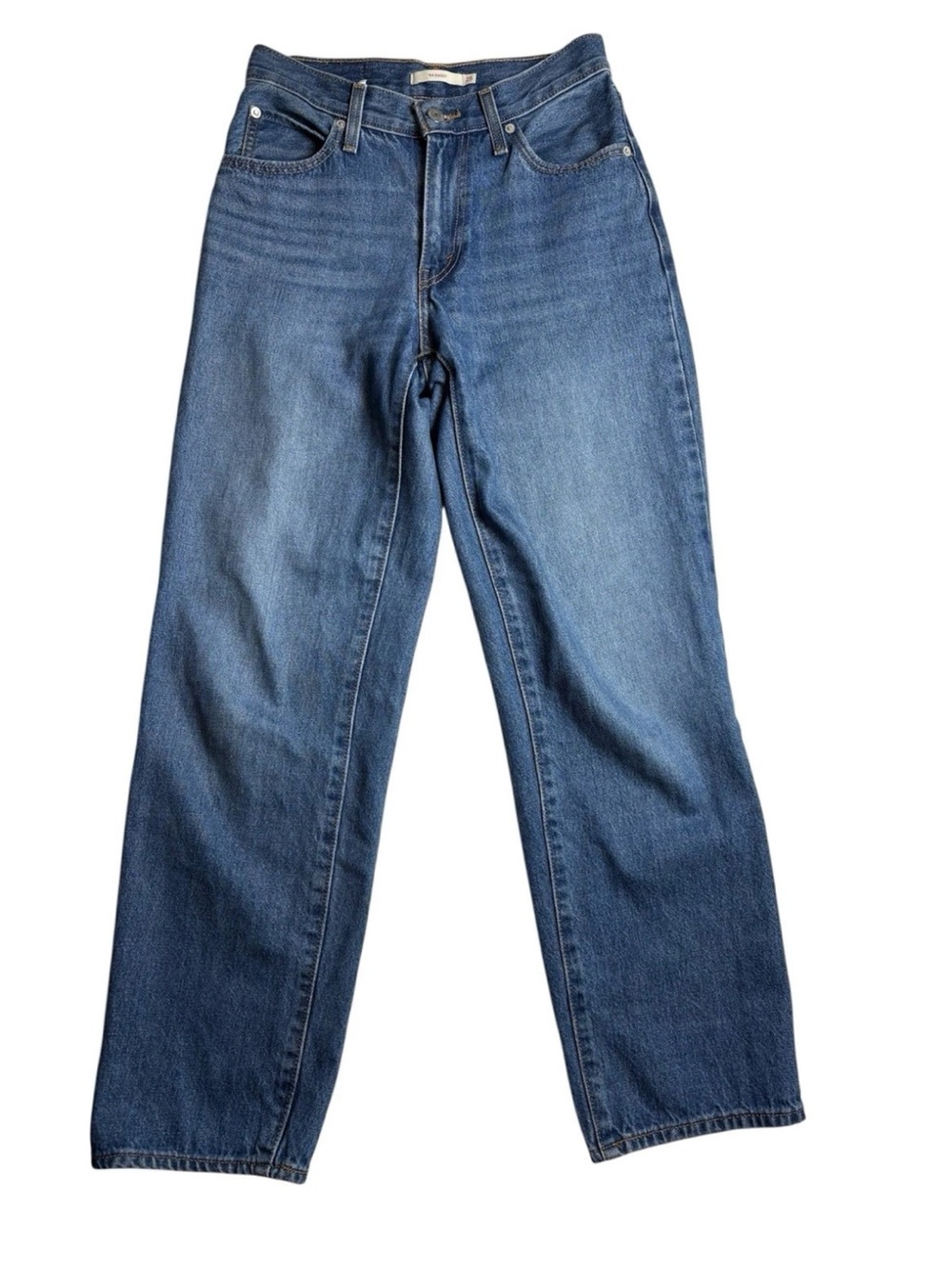 Levis '94 Baggy Jeans size 25 Medium Wash Relaxed Fit Straight Leg Mid Rise